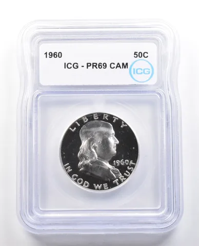 1960 Franklin Half Dollar PR69 CAM ICG *4393