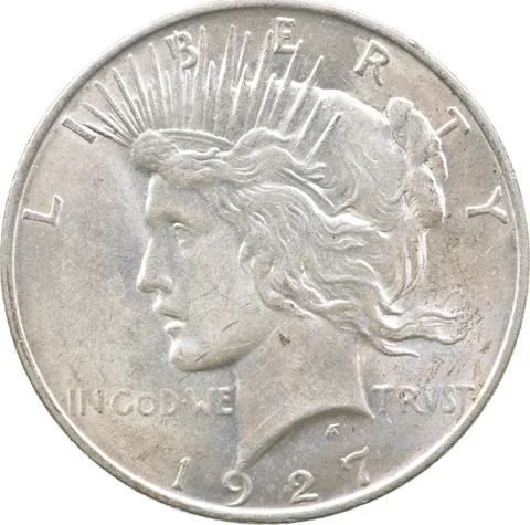 1927-D Peace Silver Dollar *4582