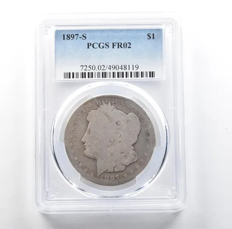 1897-S Morgan Silver Dollar FR02 PCGS Lowball