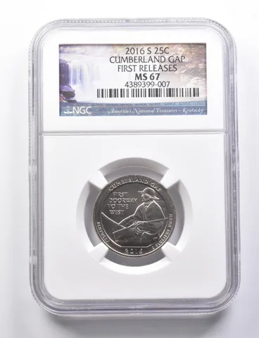 MS67 2016-S Washington Quarter Cumberland Gap First Releases NGC a5754