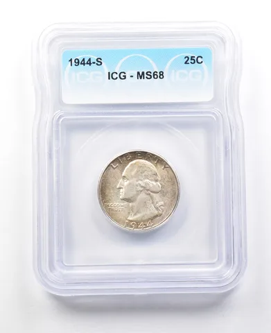 1944-S Washington Quarter MS68 ICG a3017