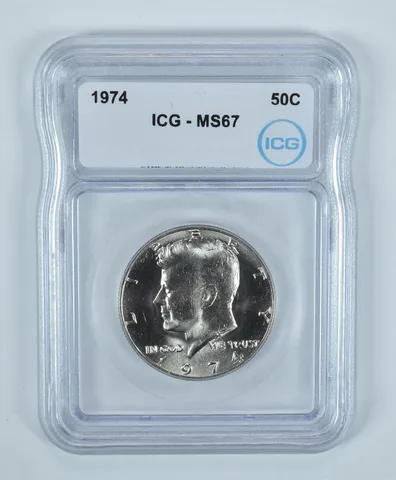 1974 Kennedy Half Dollar MS67 ICG