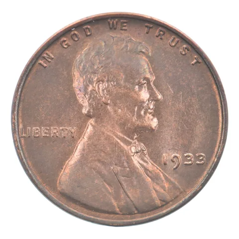 1933 Lincoln Wheat Cent Beautiful Tone *9293