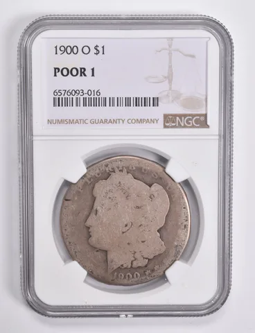 POOR 1 1900-O Morgan Silver Dollar NGC Lowball Low Ball *4631