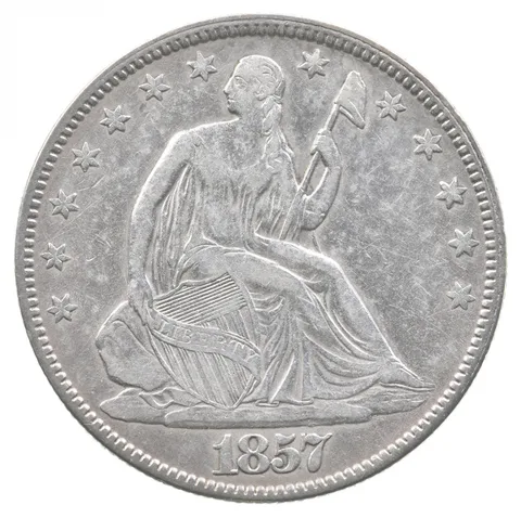 1857 Seated Liberty Half Dollar *6095