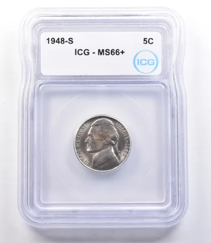 1948-S Jefferson Nickel MS66+ ICG *1891