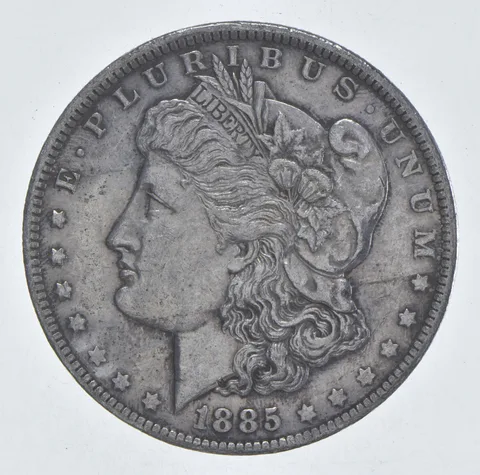 Better 1885-O Morgan Silver Dollar - 90% US Coin - Nice Coin *408