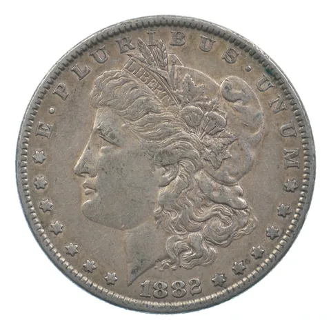 Early - 1882 Morgan Silver Dollar - 90% US Coin *410