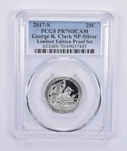 2017-S Quarter Silver George Rogers Clark Limited Edition Set PR70 PCGS
