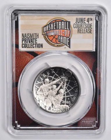 2020-S Basketball Hall of Fame FDOI Commemorative Half Dollar PR69 PCGS