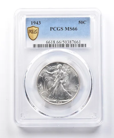1943 Walking Liberty Half Dollar MS66 PCGS a3910