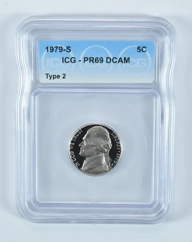 1979-S Jefferson Nickel Type 2 PR69 DCAM ICG
