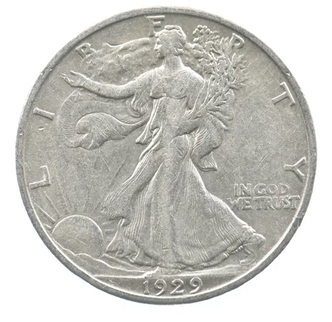 1929-S Walking Liberty Half Dollar *0717