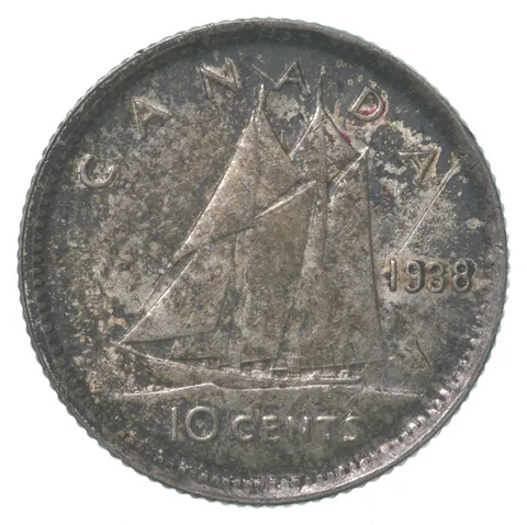1938 Canada 10 Cents a8437