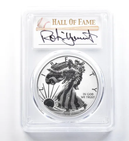 2019-W American Silver Eagle Yount Enhanced Reverse PR70 PCGS *1291