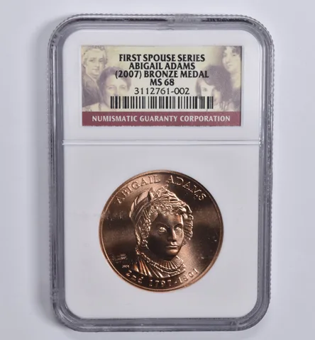 (2007) First Spouse Series Abigail Adams Bronze Medal MS68 NGC