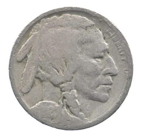 1920 Indian Head Buffalo Nickel 2 Feathers *7663