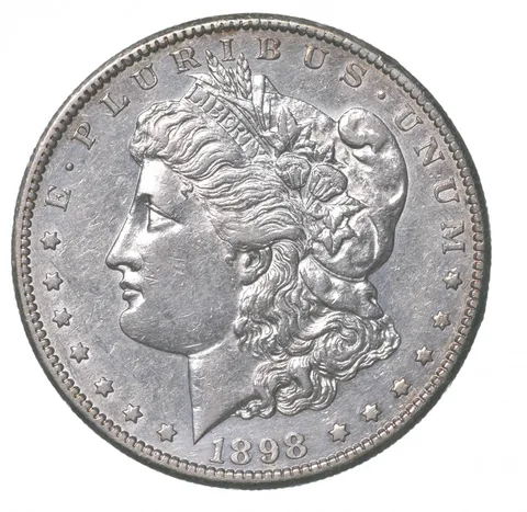 1898-S Morgan Silver Dollar a4313