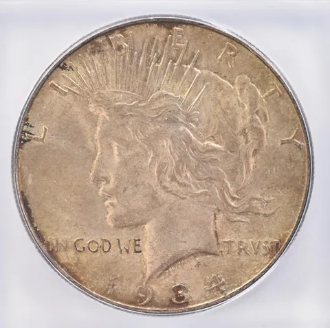 1934-D Peace Silver Dollar MS62 ICG Beautiful Tone *0828