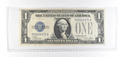 1928 A $1 Silver Certificate Blue Seal *7724