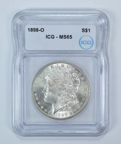1898-O Morgan Silver Dollar MS65 ICG