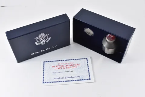 2000-D Washington State Quarter Virginia Coin & Die Set a0785