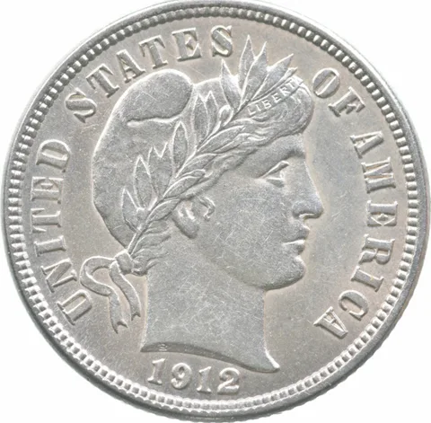 1912 Barber Dime a1883