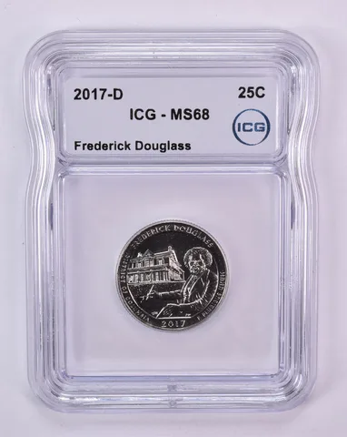 2017-D Washington Quarter ATB Frederick Douglass MS68 ICG