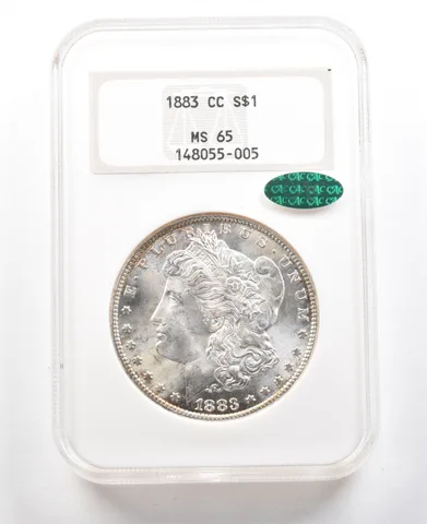 1883-CC Morgan Silver Dollar MS65 NGC CAC *3633