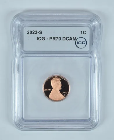 2023-S Lincoln Shield Cent PR70 DCAM ICG
