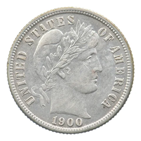 1900-S Barber Dime *7729
