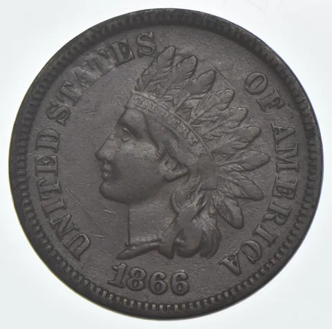 1866 Indian Head Cent - RPD 6 a8391