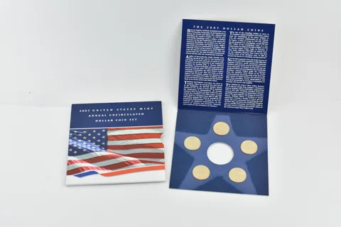 2007 Presidential & Sacagawea US Mint Annual Dollar Set NO ASE (5 coins)