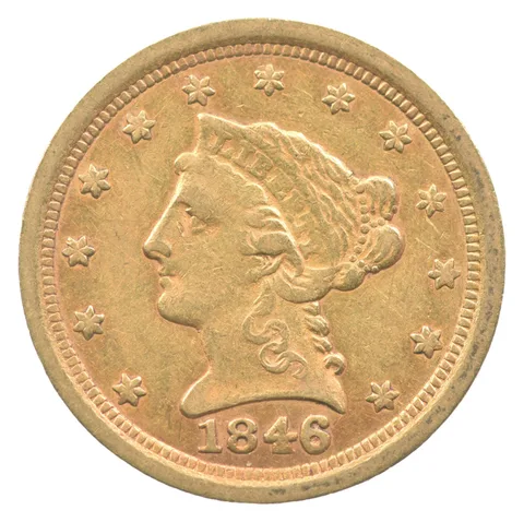 1846-O $2.50 Liberty Head Gold Quarter Eagle *2219