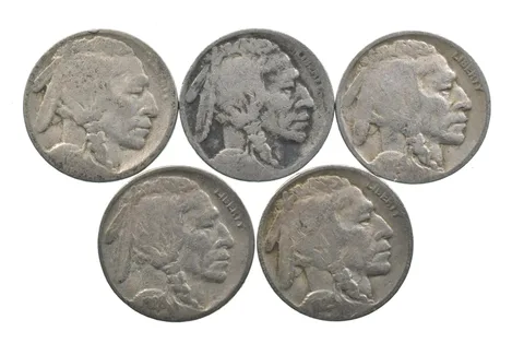 BETTER Lot Worn Date 1927-S 1929-D 1928-S 1929-D Buffalo Nickel Collection *177