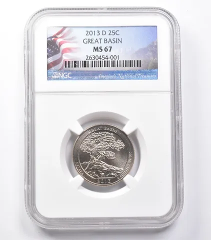 MS67 2013-D Washington Quarter Great Basin NGC *5395