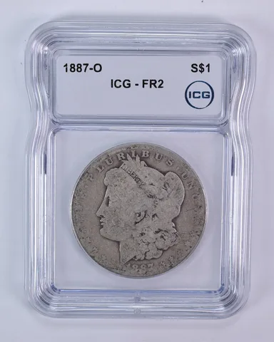 1887-O Morgan Silver Dollar FR2 ICG Lowball