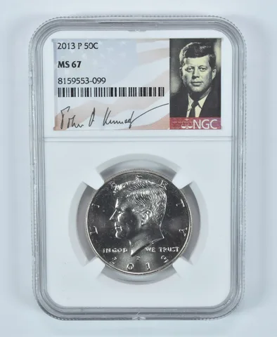 2013-P Kennedy Half Dollar MS67 NGC Special Label