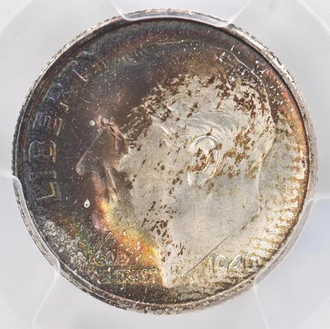 1946 Roosevelt Dime MS66 PCGS Beautiful Tone *0932