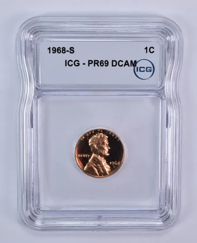 1968-S Lincoln Memorial Cent PR69 DCAM ICG