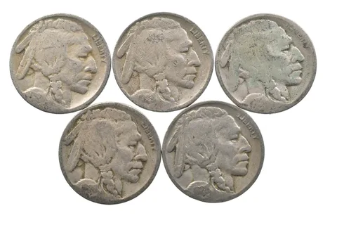 BETTER Lot 1928-S 1929-S 1927-D 1928-S 1928-D Buffalo Nickel Collection *118