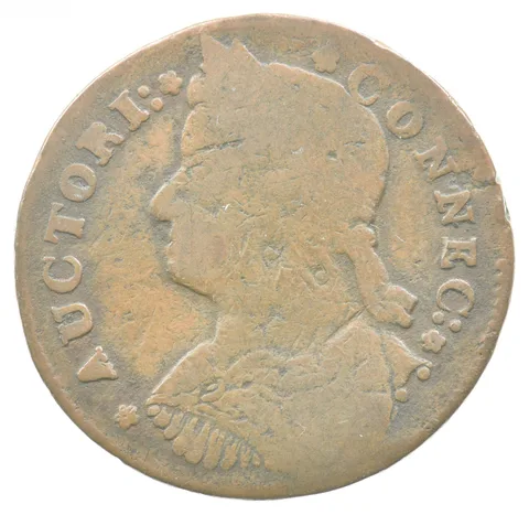 1787 Connecticut Copper Auctori M33.2 Z.12 *8187