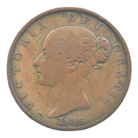1846 Great Britain Half Penny *6504