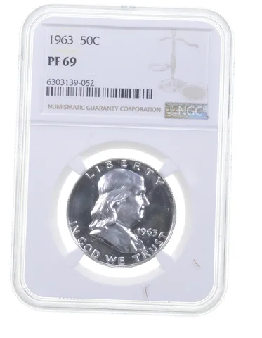 PF69 1963 Franklin Half Dollar - Graded NGC a6548