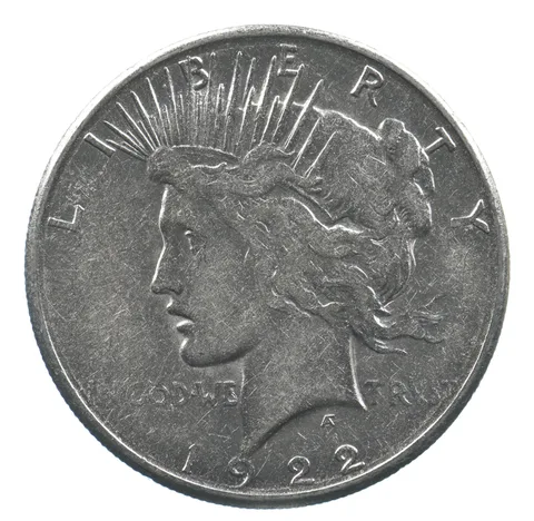 Early - 1922-S Peace Silver Dollar - 90% US Coin *471