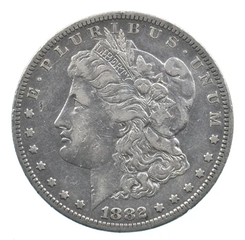Early - 1882-S Morgan Silver Dollar - 90% US Coin *945