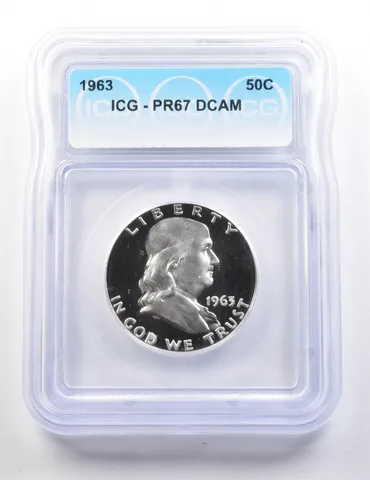1963 Franklin Half Dollar PR67 DCAM ICG *9543