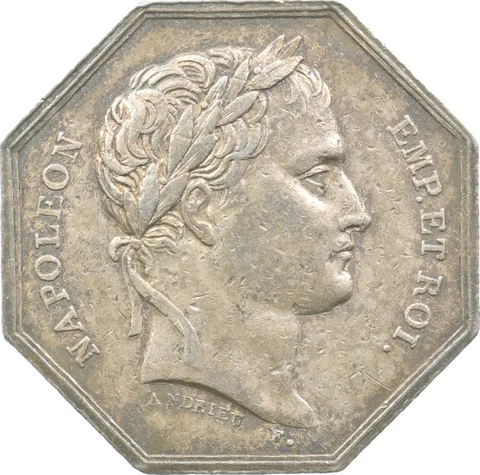 1809 France Silver Dieppe Commerce Andrieu (34mm) *7081