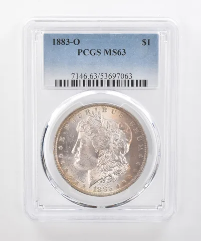 1883-O Morgan Silver Dollar MS63 PCGS Beautiful Tone *1479