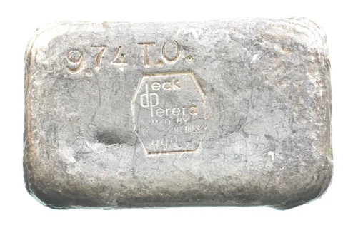 9.74 Troy Oz Silver Bar Deak Perera Vintage Poured Capital Metals 10 *5540
